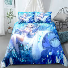 Juego de cama con estampado 3D de Anime Azur Lane, fundas de edredón, fundas de almohada, ropa de cama, ropa de cama 2024 - compra barato