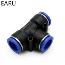 3 Way T shaped Tee Pneumatic 10mm 8mm 12mm 6mm 4mm 16mm OD Hose Tube Push In Air Gas Fitting Quick Fittings Connector Adapters 2022 - buy cheap