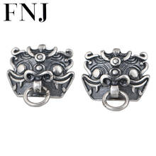 FNJ-pendientes de plata de primera ley con forma de Animal para mujer, aretes pequeños, plata esterlina 925, diseño Original, S925 2024 - compra barato