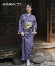 Vestido japonês kimono vintage para festa, traje tradicional para dança, traje fantasia 2024 - compre barato