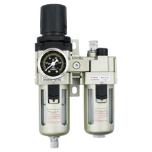 Medidor de umidade para compressor de ar, lubrificador com filtro tra p3/8, regulador, liga de alumínio, peças pneumáticas, ferragem mecânica 2024 - compre barato
