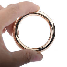 Anillos de acero para el pene para hombre Gay, Juguetes sexuales de 38mm con colgante de escroto para adultos, Juguetes sexuales de pene, anillo retardante de acero inoxidable 2024 - compra barato