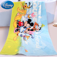 Toalha de praia de algodão linda do mickey e minnie, 70x140cm, toalha de banho de absorção de água macia, respirável, cobertor de toalha de praia para adultos, presente de lance 2024 - compre barato