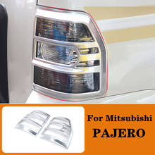 2pc Silver Tail Light Rear Lamp Cover For Mitsubishi PAJERO 2007 2008 2009 2010 2011 2012 2013 2014 2015 2016 2017 2018 2019 2024 - buy cheap