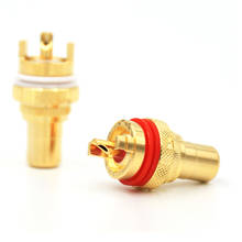 RCA Female Socket Gold Plated audio grade for CD player amplifier 2024 - buy cheap