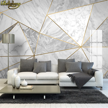 beibehang custom photo mural wallpaper for living room Jazz white minimalistic geometric marble background tile 3D wall paper 2024 - buy cheap