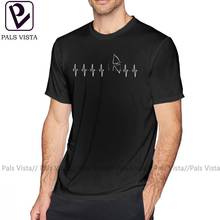 Archery T Shirt Waveform Archery T-Shirt Printed Male Tee Shirt Cute Short Sleeve 4xl 100 Percent Cotton Streetwear Tshirt 2024 - buy cheap