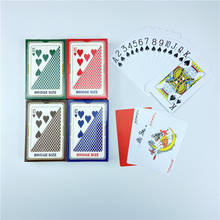 4 шт./лот 4 цвета ПВХ игральные карты для покера пластиковые водонепроницаемые матовые Бакара Техасский Холдем Pokers развлекательные карточные игры 2024 - купить недорого