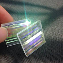 5PCS 34x30x4mm Defective Rectangle Optical Glass Dichroic Prism Sale Decoration Color Light Refraction Research Prisma 2024 - buy cheap