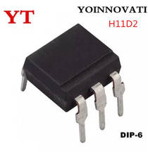 Acoplamiento fotoeléctrico optoacoplador H11D2 DIP6, 10 unids/lote 2024 - compra barato