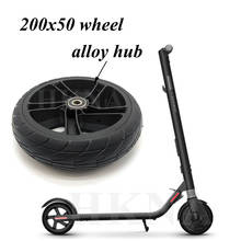 Upgrade 200x50 Solid Tire Wheel with Alloy Hub for Xiaomi Ninebot Segway ES1 ES2 ES4 Electric Scooter Tubeless Tyre Wheel Parts 2024 - buy cheap