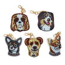 5/8pcs DIY Full Drill Diamond Painting Special Shape Pendants Key Chains Ornament Xmas Handmade Craft Decoration Gifts for Kids 2024 - buy cheap