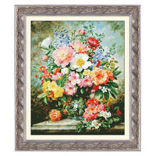 Fishxx Cross Stitch Kit WL3 Peony Home Decoration Wall Paintings Williams Hand Embroidery Floral Precision Printing 2024 - buy cheap