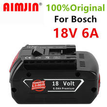 Batería de iones de litio recargable para Bosch, original, 18V, 6000mah, 6.0A, repuesto portátil, BAT609 2024 - compra barato