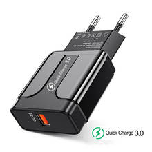 Зарядное устройство USB Quick Charge 3,0 18 Вт QC 3,0 4,0 быстрое зарядное устройство USB зарядка мобильный телефон зарядное устройство для iPhone X Samsung Xiaomi Tablet 2024 - купить недорого