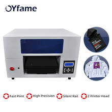 OYfame-impresora A3 DTG de cama plana para impresora Epson XP600, Printerhead para camisetas oscuras, máquina de impresión A3, velocidad rápida 2024 - compra barato