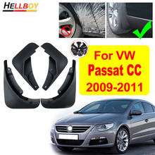 4 pçs aletas de lama do carro para vw passat cc 2009 2010 2011 dianteiro traseiro fender mudflaps respingo guarda acessórios automóvel 2024 - compre barato