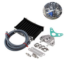 Motorcycle Engine oil cooling radiator kit Universal aluminum cooler Applicable to 125cc 140cc 150cc 2024 - buy cheap