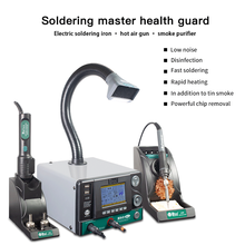 DES 93 3 in 1 Soldering Station Hot Air Gun Station With Intelligent Fume Extractor High Quality Solder System for Phone Repair 2024 - buy cheap