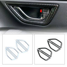 Juego de cubiertas de manija de puerta Interior de coche, embellecedores de ABS para Subaru Forester SK 2019-2020, 4 unids/set 2024 - compra barato