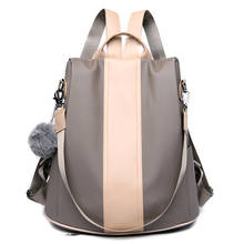 Fashion Anti Theft Women Backpack for School Teenagers Girls Stylish School Bag Ladies Nylon Backpack Waterproof Mochila 2024 - buy cheap