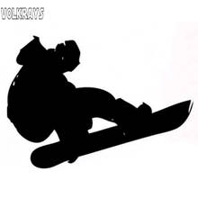 Volkrays Interesting Car Sticker Snowboard Extreme Sports Accessories Reflective Waterproof Cover Scratches Vinyl Decal,9cm*13cm 2024 - buy cheap