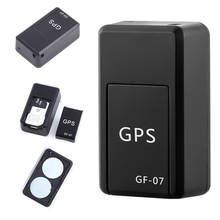 Gf07 Gsm Gprs мини автомобильный Магнитный Gps анти-потеря записи в реальном времени устройство слежения локатор трекер Поддержка мини Tf карта 2024 - купить недорого