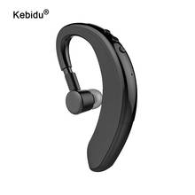 Kebidu-auriculares inalámbricos con Bluetooth 5,0, audífonos deportivos estéreo con gancho para la oreja, manos libres con micrófono, para negocios y conducción 2024 - compra barato