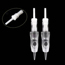 10pcs Cartridge Tattoo Needles 1rl 3rl 5rl With Membrane Sterilized Microneedles For Permanent Makeup Machine Eyebrow Needles 2024 - buy cheap