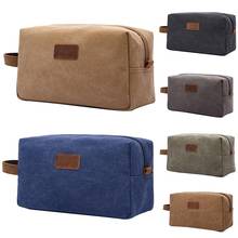 Retro Men Travel Shaving Dopp Kit Cosmetic Makeup Organizer Canvas Toiletry Bag neceser maleta de maquiagem косметичка женская b 2024 - buy cheap