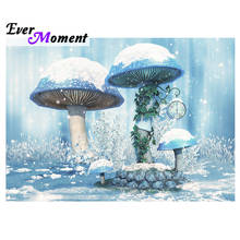 Ever Moment Diamond Painting Picture Of Rhinestone Mosaic Mushroom Snow Full Square Drill Diamond Embroidery Decoration ASF1905 2024 - buy cheap