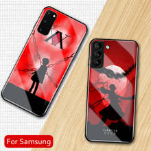 Funda de cristal Hunter x Hunter para Samsung S21ultra, Samsung S8, S9, S10 plus, Note 8, 9, 10 plus, S10e, S20, S21 plus 2024 - compra barato