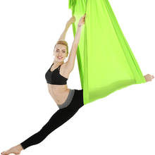 Elastic 6*2.8m Anti-Gravity Aerial Yoga Hammock Swing Pilates Yoga Belt for GYM Home Yoga Training Sports Fitness Body Building 2024 - buy cheap