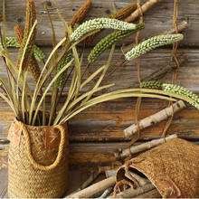 Fake Plant Wheat Branch DIY Autumn Home Accessories Green Pampas Grass Artificial Lawn Flowers Wedding Party Garden Decoration 2024 - buy cheap