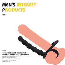 Anal Vibrator Sex Toy for Women Anal Beads Vibrators Gay Prostate Massage Smooth Butt Silicone but plugs Sex Toys for Couple 2024 - buy cheap