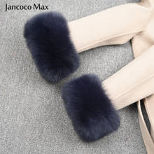 Real Fox Fur Cuff Fashion Winter Raccoon Fur Sleeve Wrist Warmer Ring 2021 Autumn S1405 2024 - buy cheap