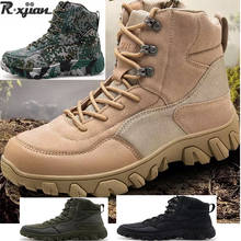 R.XJIAN/брендовая мужская тактическая спортивная обувь для отдыха на природе, походные ботинки, мужские туристические ботинки, горные Нескользящие водонепроницаемые ботинки для охоты b 2024 - купить недорого