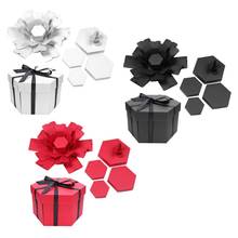 Creative Hexagonal Surprise Explosion DIY Handmade Photo Album Box Scrapbooking Memory Box Birthday Valentine Day Wedding Gift 2024 - buy cheap