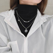 Collar de joyería de plata de ley 925 con cadena de clavícula, diseño de nicho de elefante, collar de estilo hip-hop para mujer 2024 - compra barato