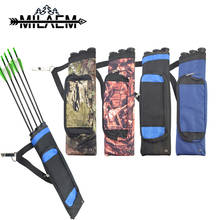 1 Piece Arrow bag 3 Tubes Arrow Quiver Adjustable Belt Back Strap Waist Case Holder For Hunting Outdoor Archery Accessories 2024 - buy cheap