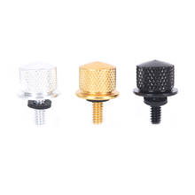 New 1/4"-20 Thread Knurled Head Screws Cap Rear Seat Quick Mount Bolt Touring Softail Dyna Sportster XL 883 1200 Custom 2024 - buy cheap