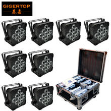 Freeshipping 9 x 18W Battery Wireless Led Par Light Support IRC Remote / Phone App Control 8IN1 Charging Flightcase Pack 2024 - buy cheap