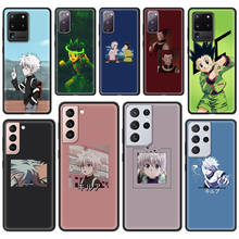 Caçador de celular hxh, capa de silicone para samsung galaxy s21, s20, fe, s20 ultra, s10 lite, s9, s8 plus, 5g, s7, s10e 2024 - compre barato