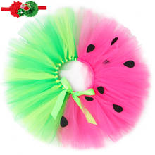 Strawberry Kids Tutu Skirts for Girls Halloween Birthday Party Costume Fluffy Children Dance Tutu Princess Tulle Girls Skirts 2024 - buy cheap