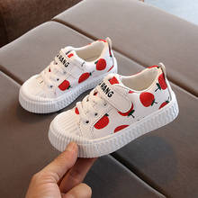 Children Toddler Baby Kids Strawberry Pineapple Print Sneakers Shoes For Little Girls School Casual Shoes New 2020 Autumn Shoe 2024 - buy cheap