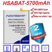 Top Brand 100% New 5700mAh Battery for Cubot Cheetah 2 in stock 2024 - buy cheap