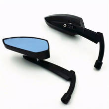 Black Blade Rearview Side Mirror For Harley Kawasaki Suzuki Yamaha Honda Cruiser 2024 - buy cheap