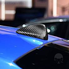 Реальные углеродного волокна для автомобильных крыш "Акулий плавник" антенный колпак Накладка для Alfa Romeo Giulia 2024 - купить недорого
