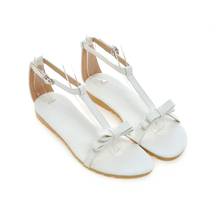 Sandálias planas de verão para mulheres, tamanhos grandes, 11, 12, sapatos femininos, sandálias com sola plana, com botões de dedo aberto 2024 - compre barato