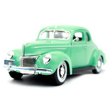 Belas Presente 1:18 Ford 1939 Clássico Da Liga Do Carro, die-cast metal modelo de alta simulação, bela coleção de ornamentos, frete grátis 2024 - compre barato